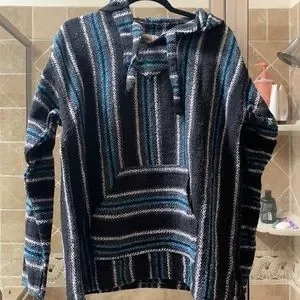 Earth Ragz | Sweaters | Mexican Poncho Drug Rug | Poshmark